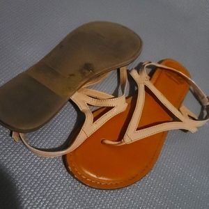 Nude sandals